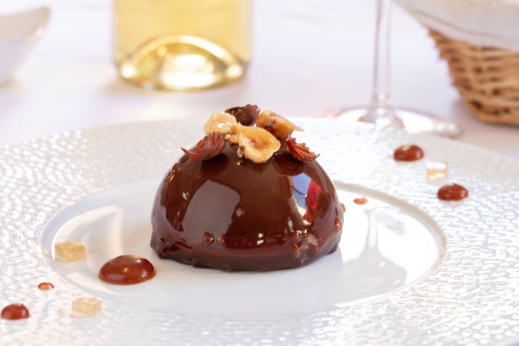 Dôme chocolat, noisette